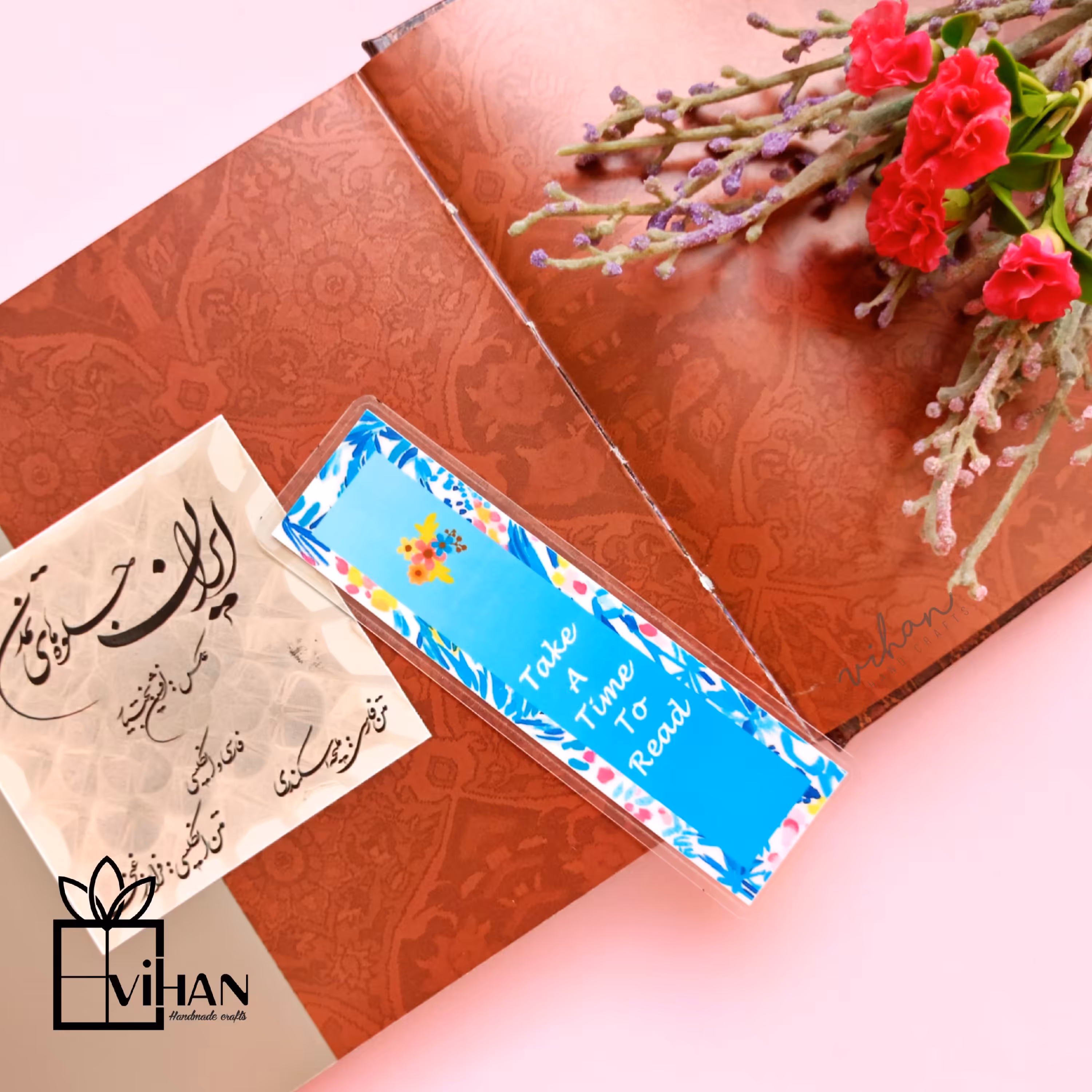 نشانگر کتاب (بوک مارک) فانتزی لمینیت شده 3