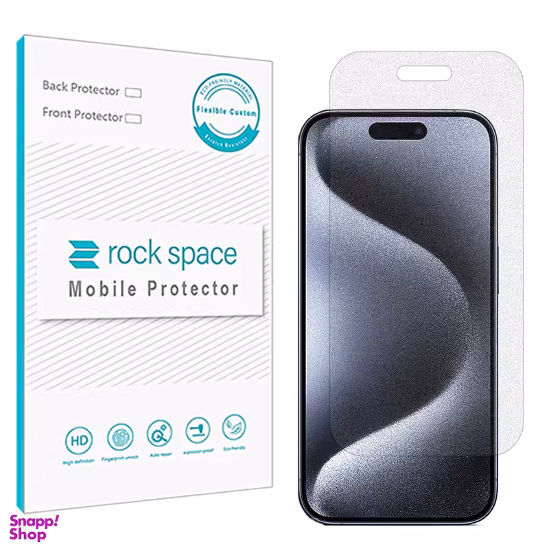 محافظ صفحه نمایش مات راک اسپیس مدل HyMTT مناسب iPhone 15 Pro