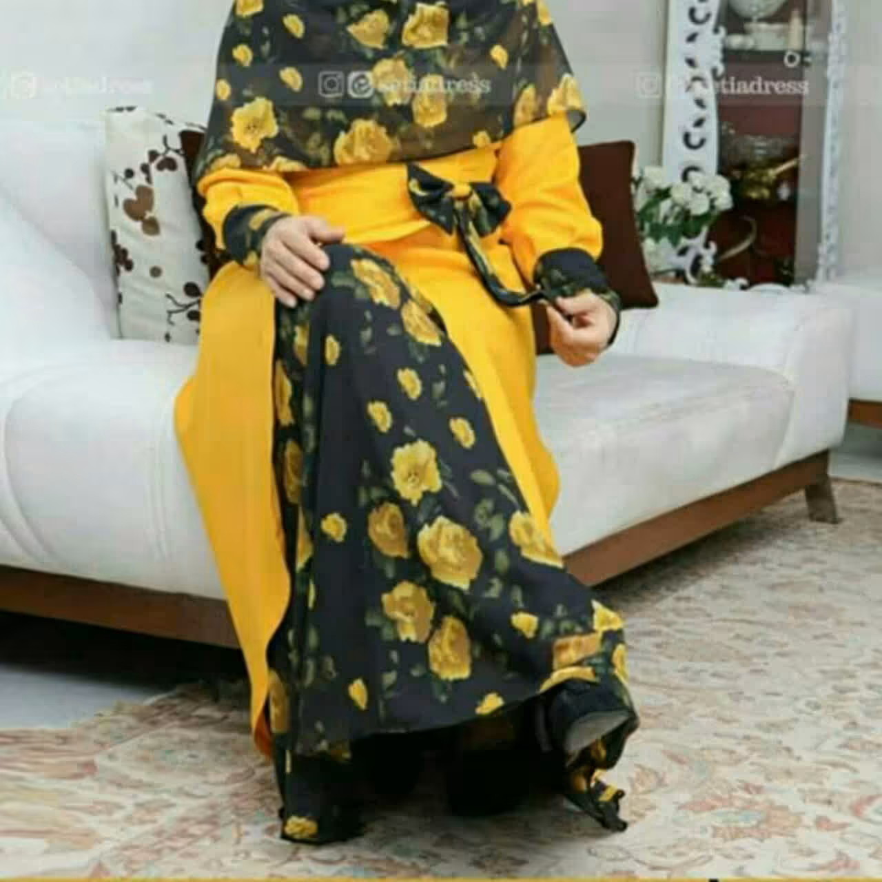 ست روسری و ساق و دامن     کد 9