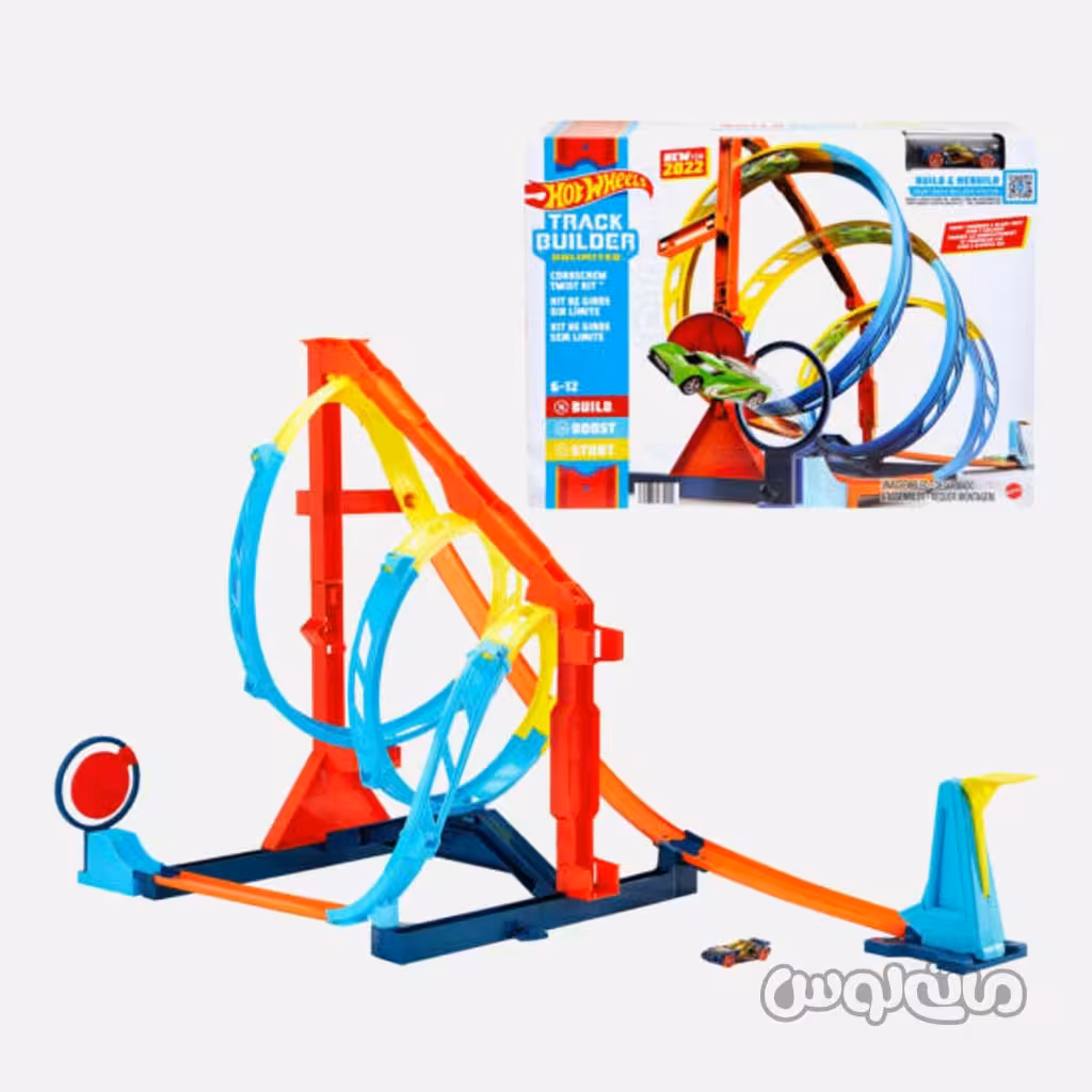 اسباب بازی مسیر مارپیچ سری ترک بیلدر هات ویلز متل

