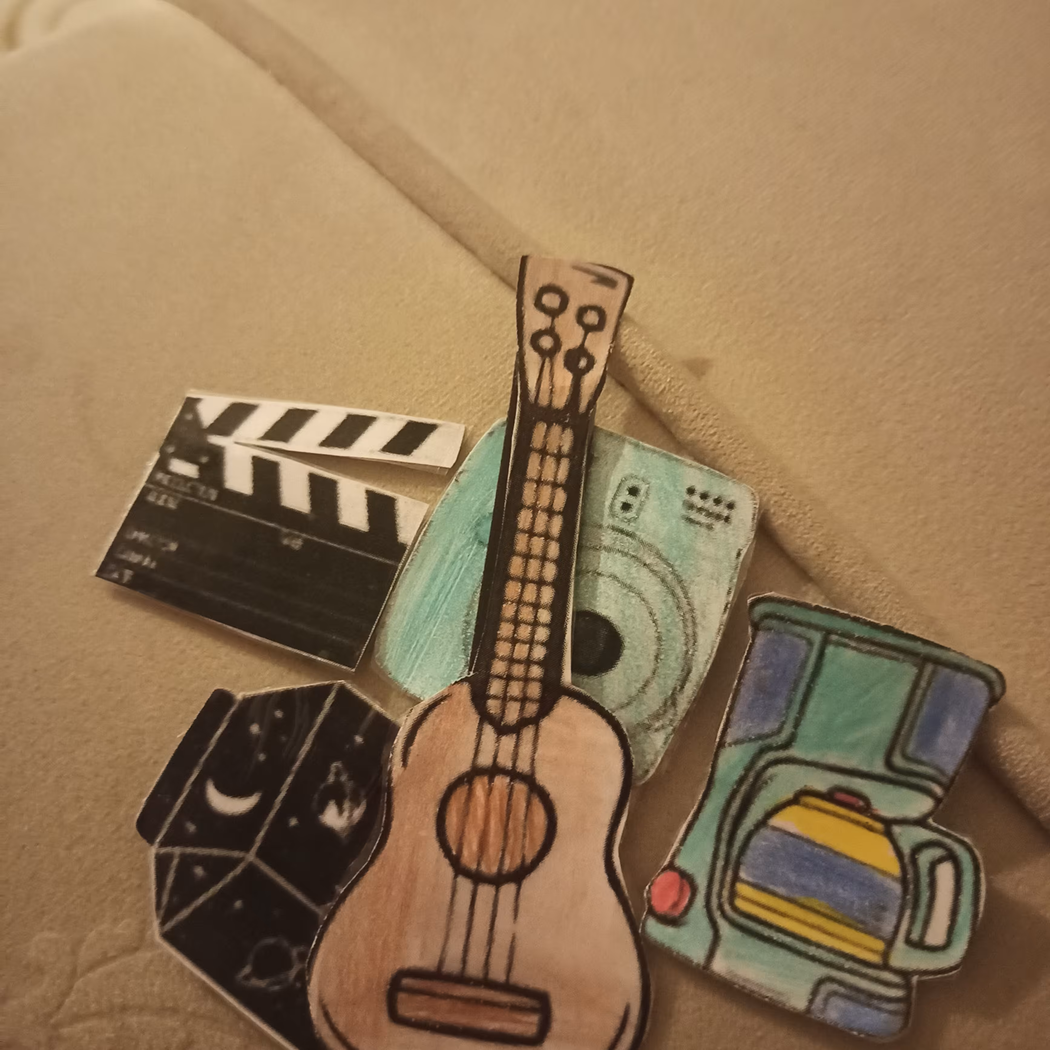 استیکر بسته ای 6تایی دست ساز