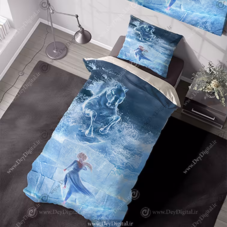 روتختی سه بعدی دخترانه طرح فروزن PK-5480