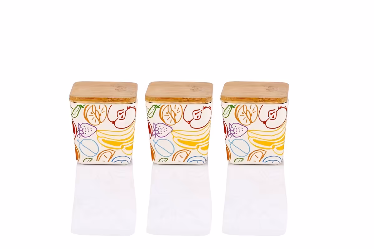 ست جای ادویه کوچک بامبو والرین (VALERIAN) مدل 80041