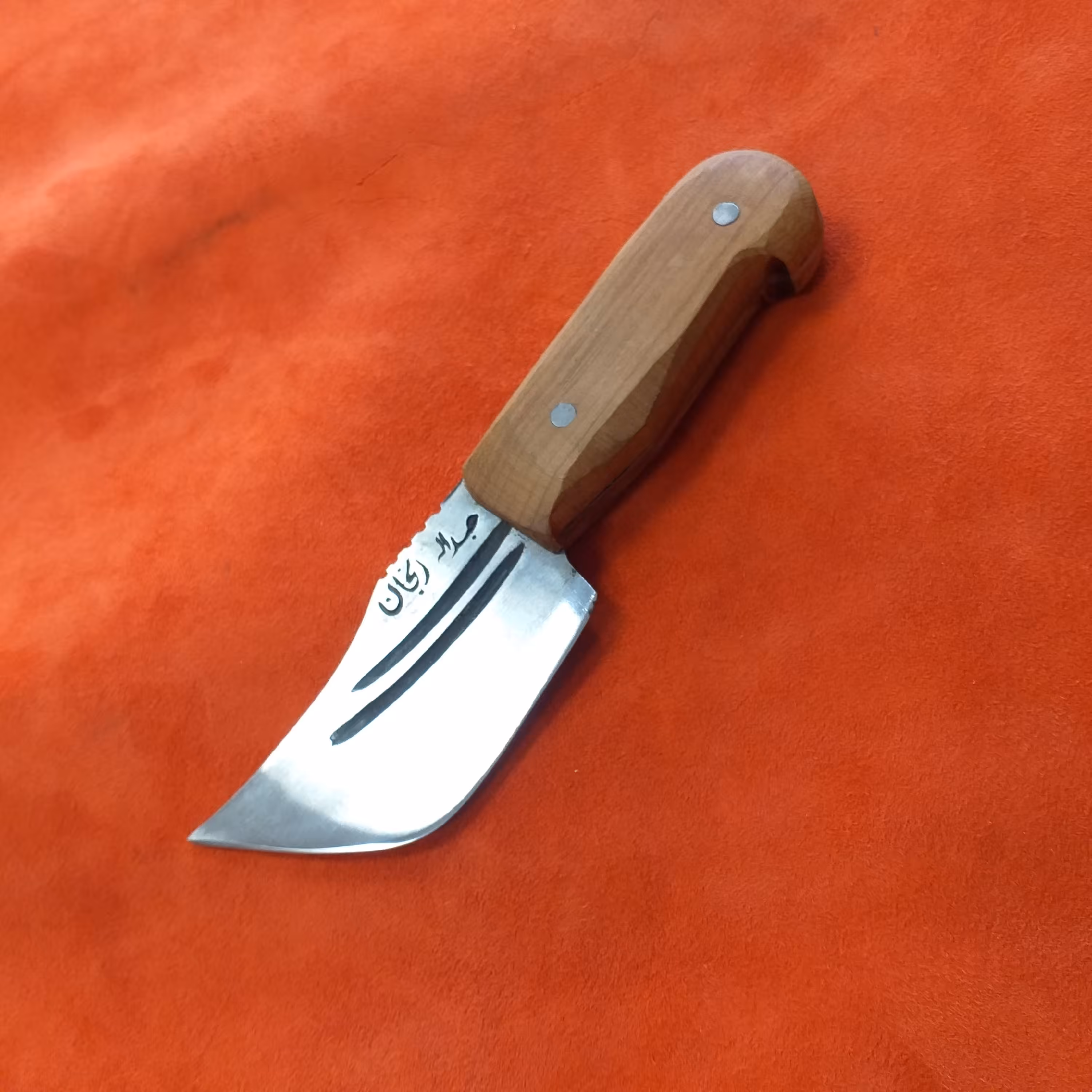 چاقو پوست کنی  مینی چاقو 18 سانت مخصوص پوست کنی فولادی فنر ماشین 