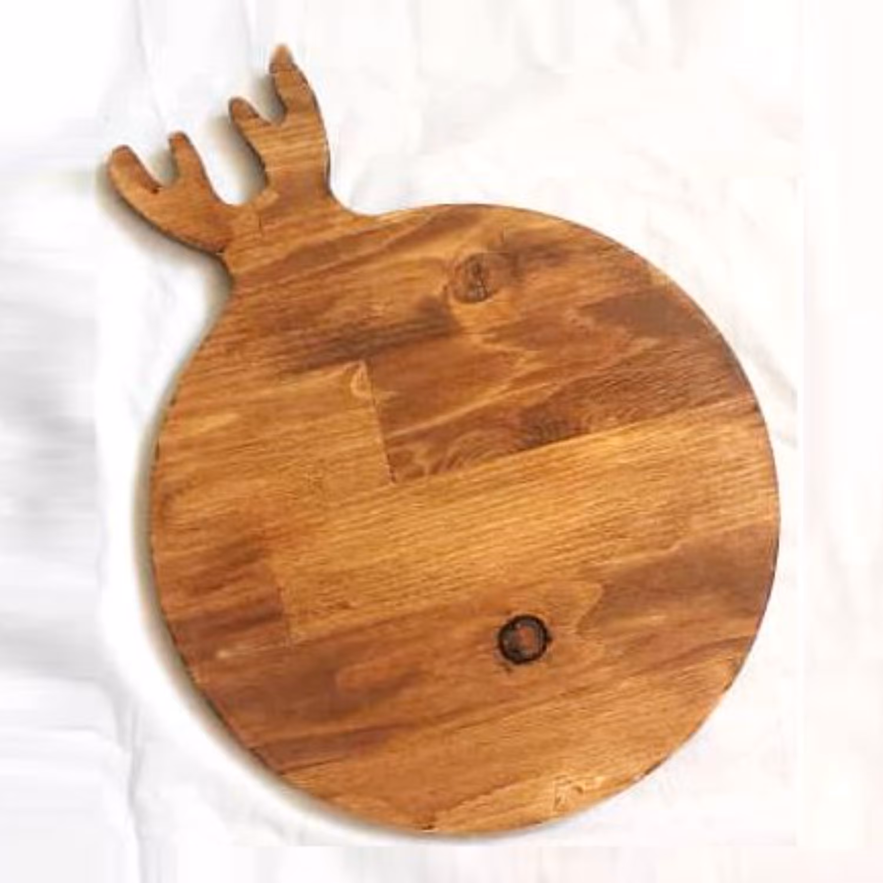 تخته سرو چوبی قطر 25سانت مدل گوزن