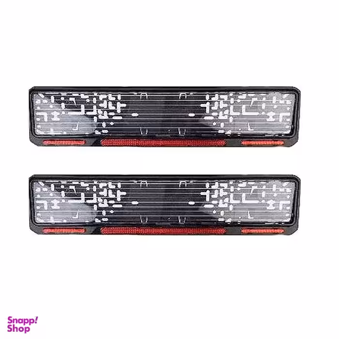 قاب پلاک خودرو مدل dan201 بسته دو عددی