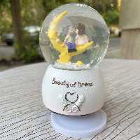 گوی برفی موزیکال عاشقانه مدل ماه