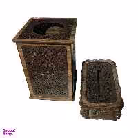 ست سطل و جا دستمال کاغذی مدل نگار-1 کد Ir-671