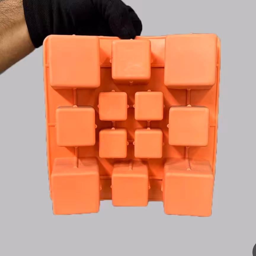 قالب سیلیکونی مکعب میکس