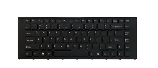 کیبورد لپ تاپ سونی VPCEA مشکی-با فریم