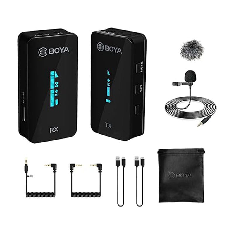میکروفن بی سیم بویا مدل BY-XM6-S1 Mini - فروشگاه اینترنتی زومیکس