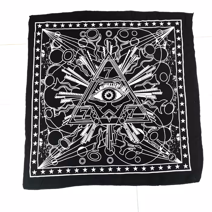 باندانا یا دستمال سر نخی مدل چشم