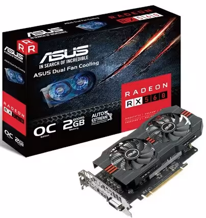 کارت گرافیک ایسوس مدل رادئون آر ایکس 560 O2G با حافظه 2 گیگابایت