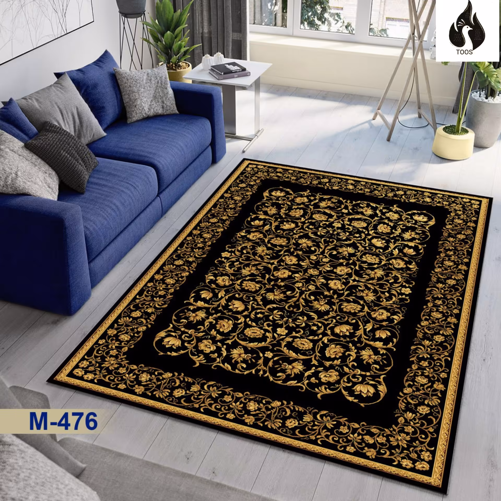 روفرشی پارچه شانل 990 گرم دوخته شده با ضمانت شستشو و ثبات رنگ3