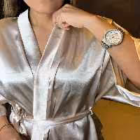 پیشبند مشتری ساتن بژ