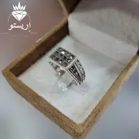 انگشتر نقره مردانه مارگازیت  ترک  بسیار زیبا با عیار 925 ساخت شرکت مورات  همراه با فاکتور
