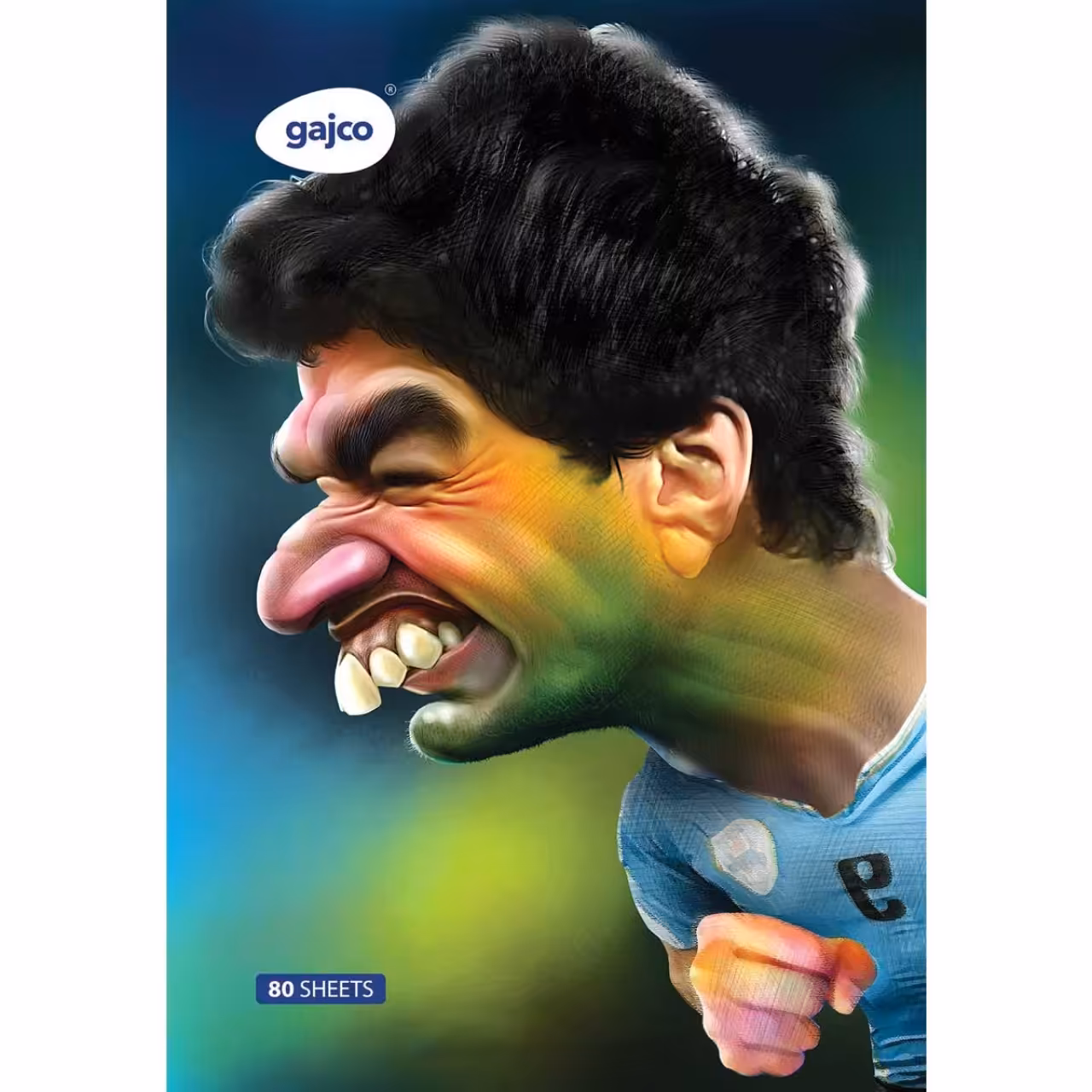 دفتر 80 برگ گاجکو طرح سوارز گازگازو با رایحه شکلات