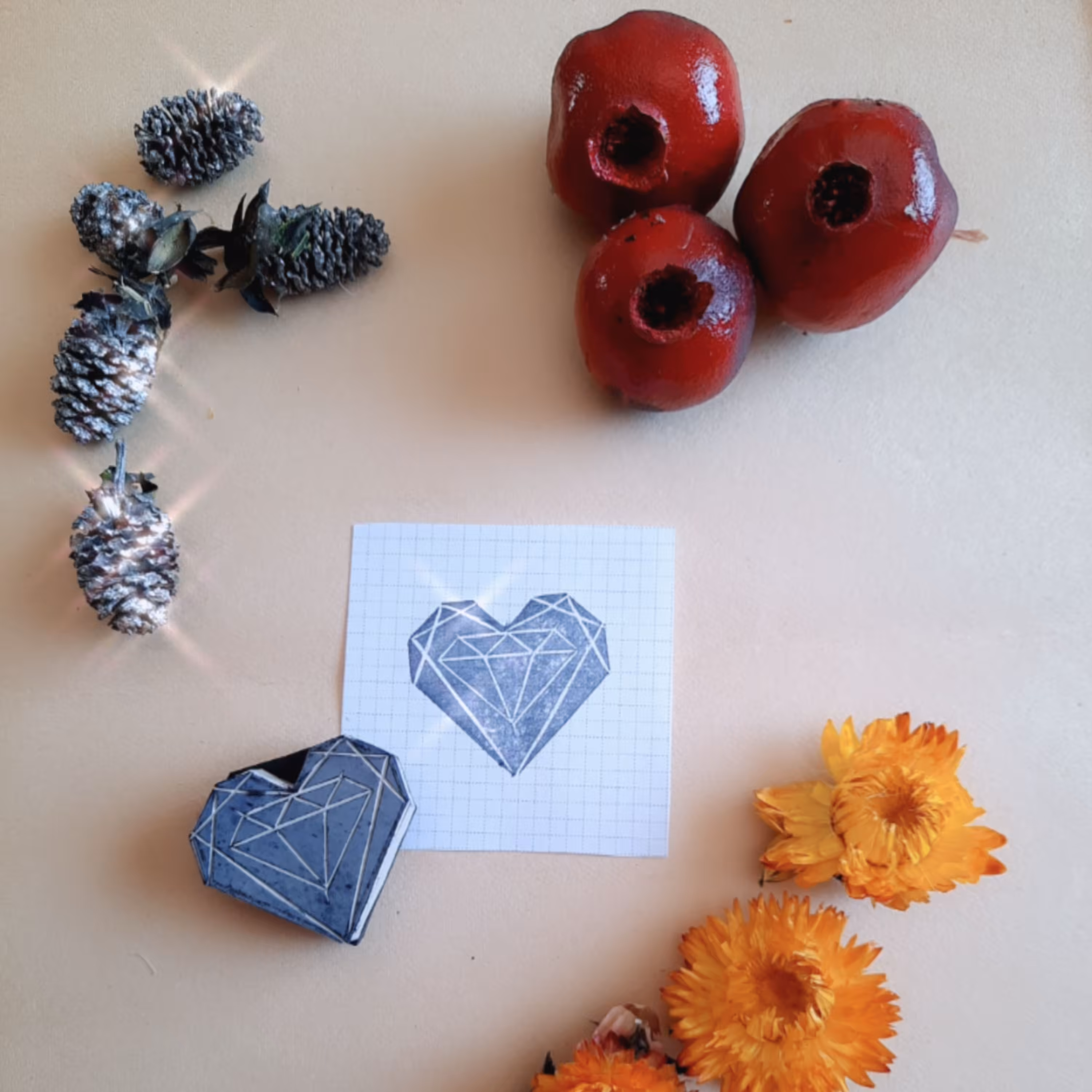 مهر الماس..مهر لینو.شیک و جذاب....با پایه فوم فشرده.