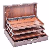 جعبه چوبی مداد رنگی 150 رنگ رزا