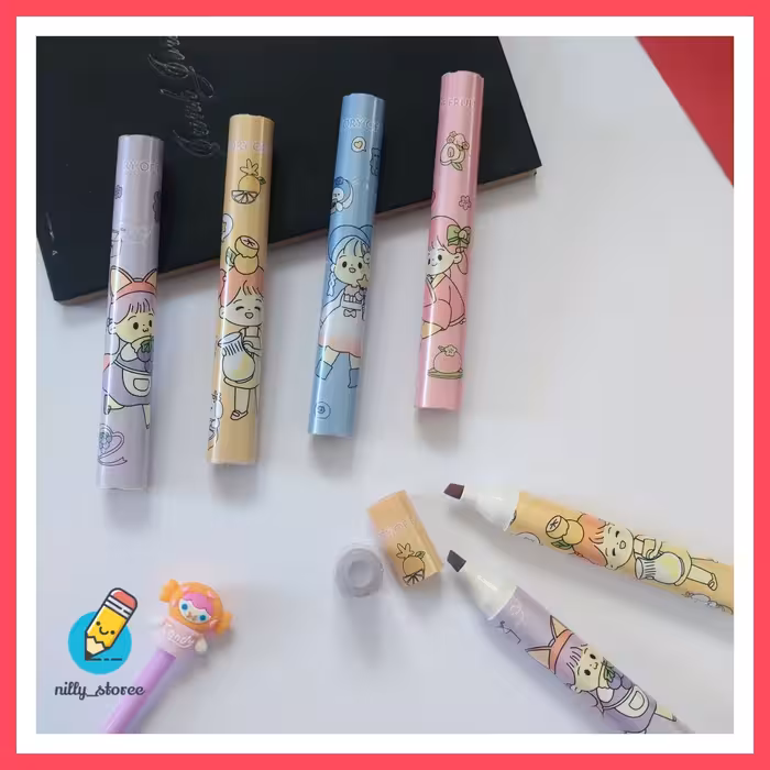 هایلایتر پاستلی دختر 