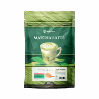 پودر ماچا لته کارامل با شکر پپتینا پاکت 500 گرمی