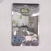 دستمال جادویی میکرو وایت Micro White مخصوص شیشه و استیل رنگ صورتی کمرنگ