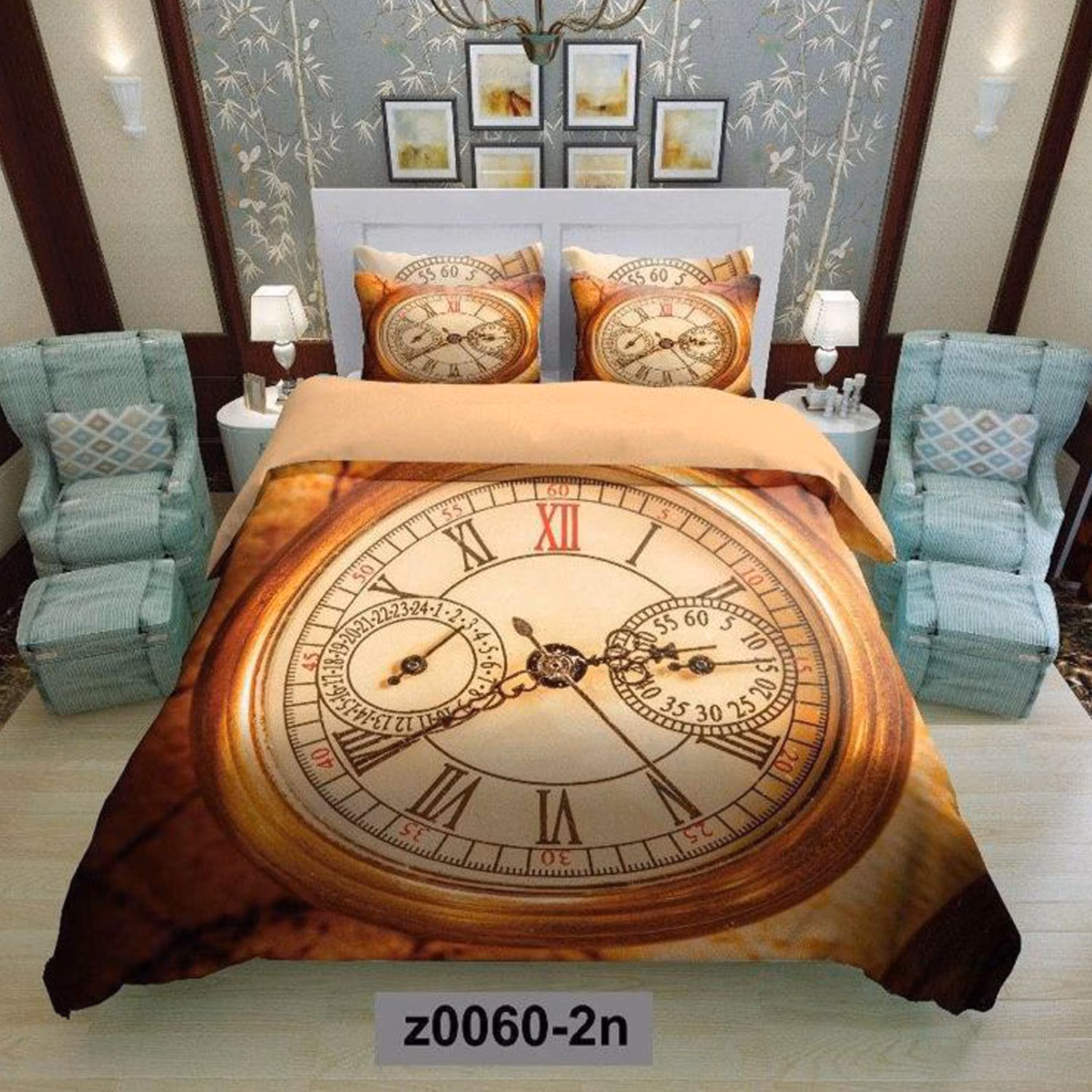 سرویس روتختی 1 نفره تنسل چاپی برندترک لند (Turk Land)  کد rs z 60