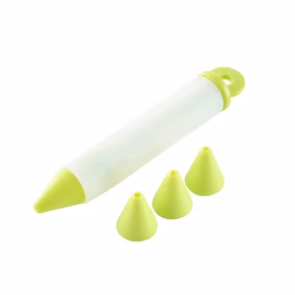 ابزار تزیین کیک به گز مدل قلم نوشتاری مجموعه 4 عددی