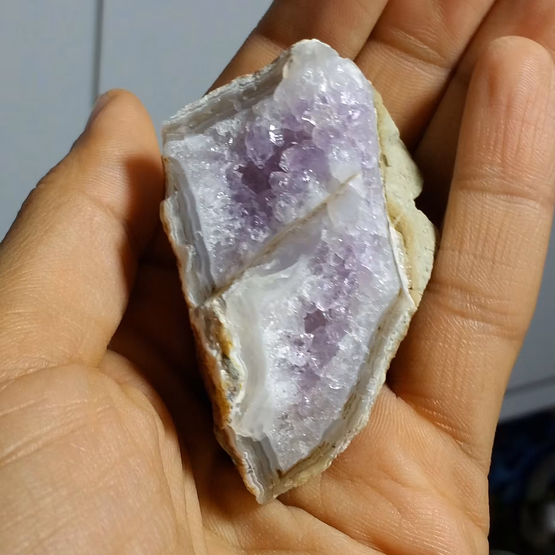 سنگ راف آمتیس آمیتیس آماتیس بسیار خوش رنگ کد 10470