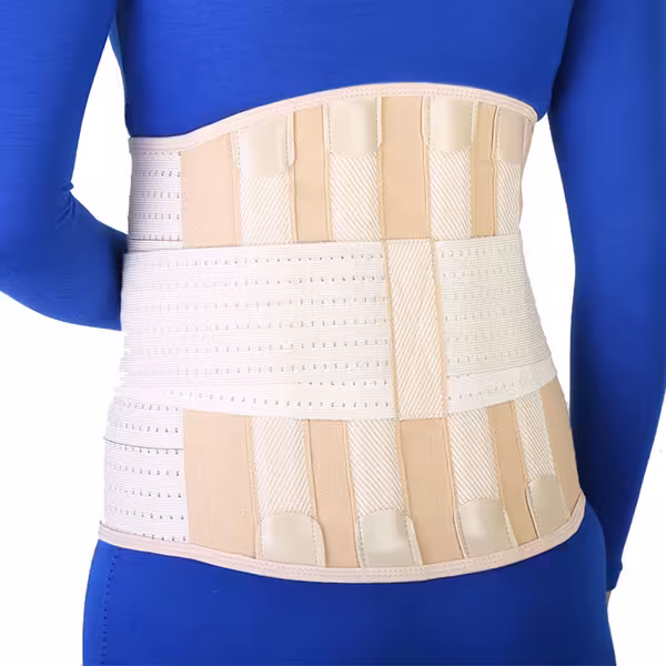 کرست کمر لومبو ساکرال با کش دوبل طب و صنعت مدل  53100