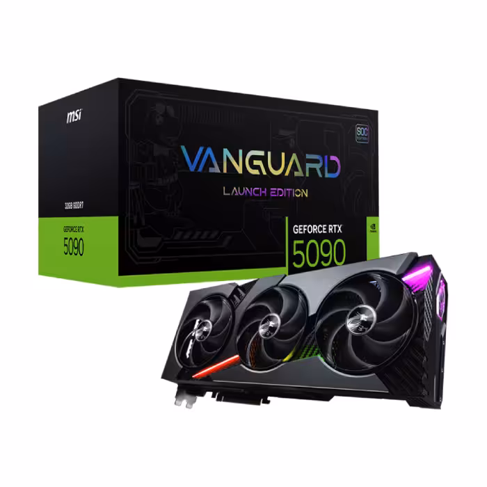 کارت گرافیک ام اس آی مدل GeForce RTX 5080 16GB VANGUARD SOC LAUNCH EDITION