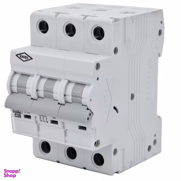 فیوز مینیاتوری سه فاز 32 آمپر کاوه مدل C32-EP06