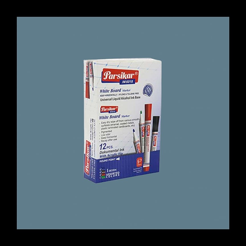 ماژیک وایت برد نوک گرد پارسیکار جین 12 عددی