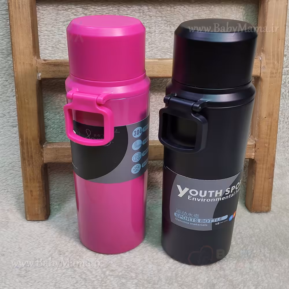 فلاسک استیل 500 میلی لیتری رنگی