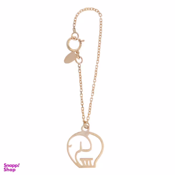 آویز ساعت طلا 18 عیار زنانه شمیم گلد گالری طرح فیل کد SG475