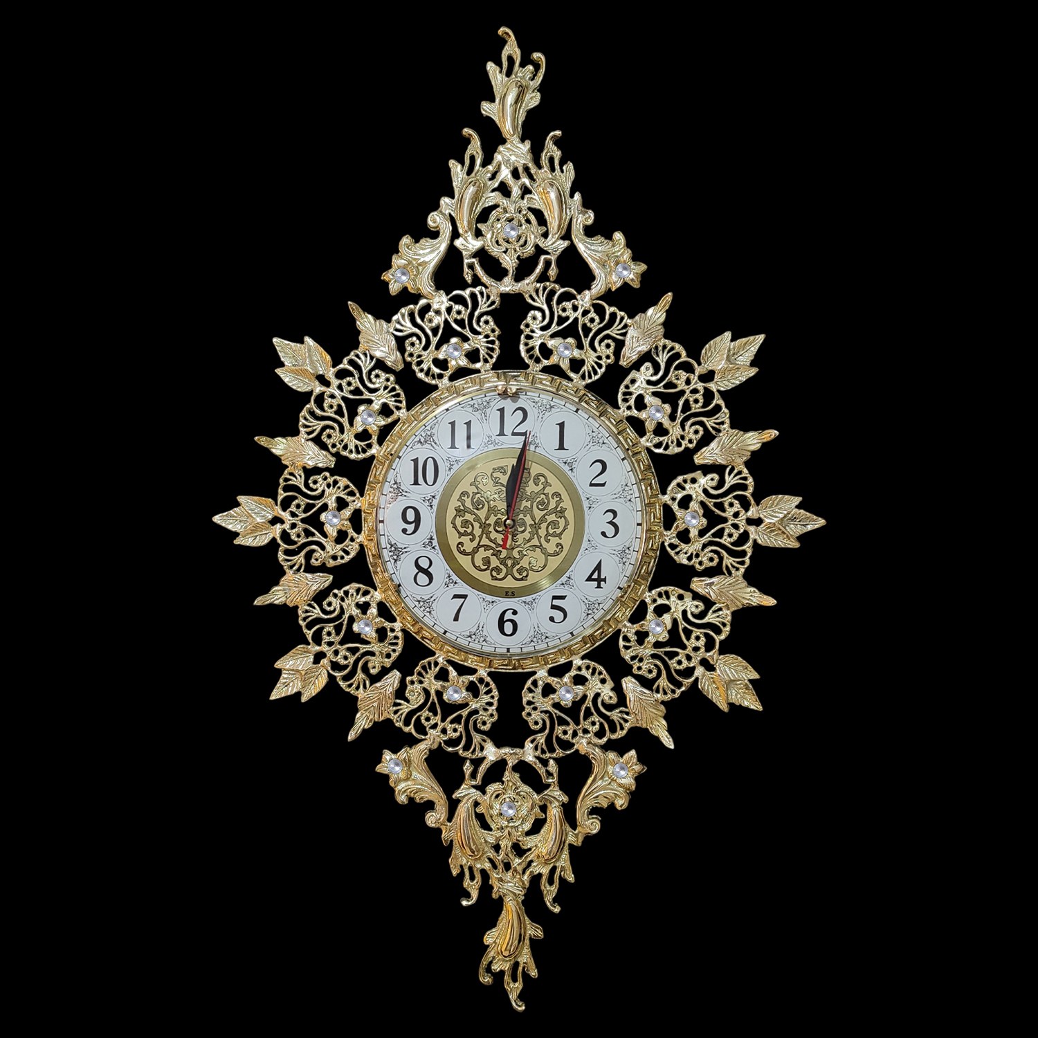 ساعت برنجی مدل الماس3