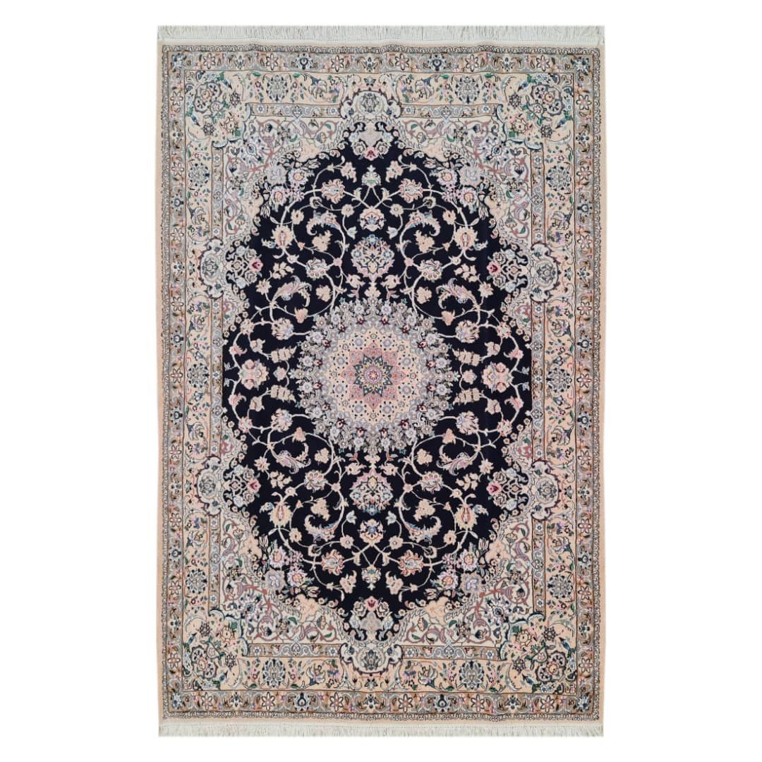 فرش دستبافت چهار و  نیم متری مدل نایین کد 44