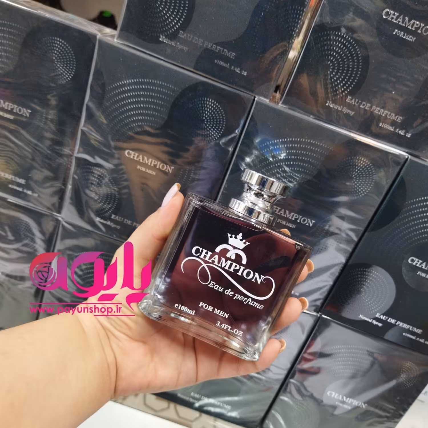 ادکلن مردانه CHAMPION پاشا با رایحه دیویدوف (حجم 100 میل)