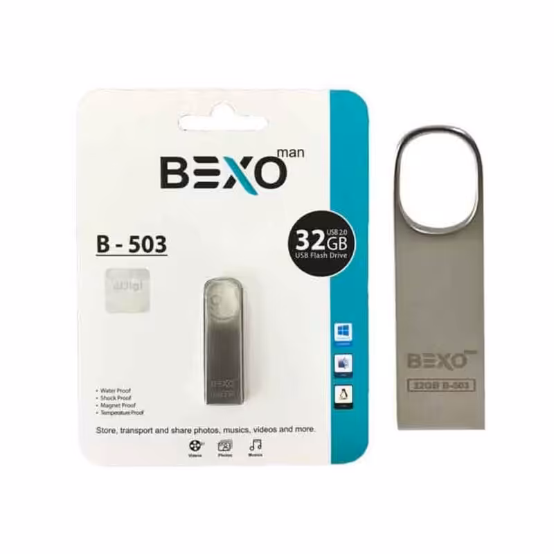 فلش 32 گیگ بکسو مدل B  503 USB 2 گارانتی مادام العمر آواتک