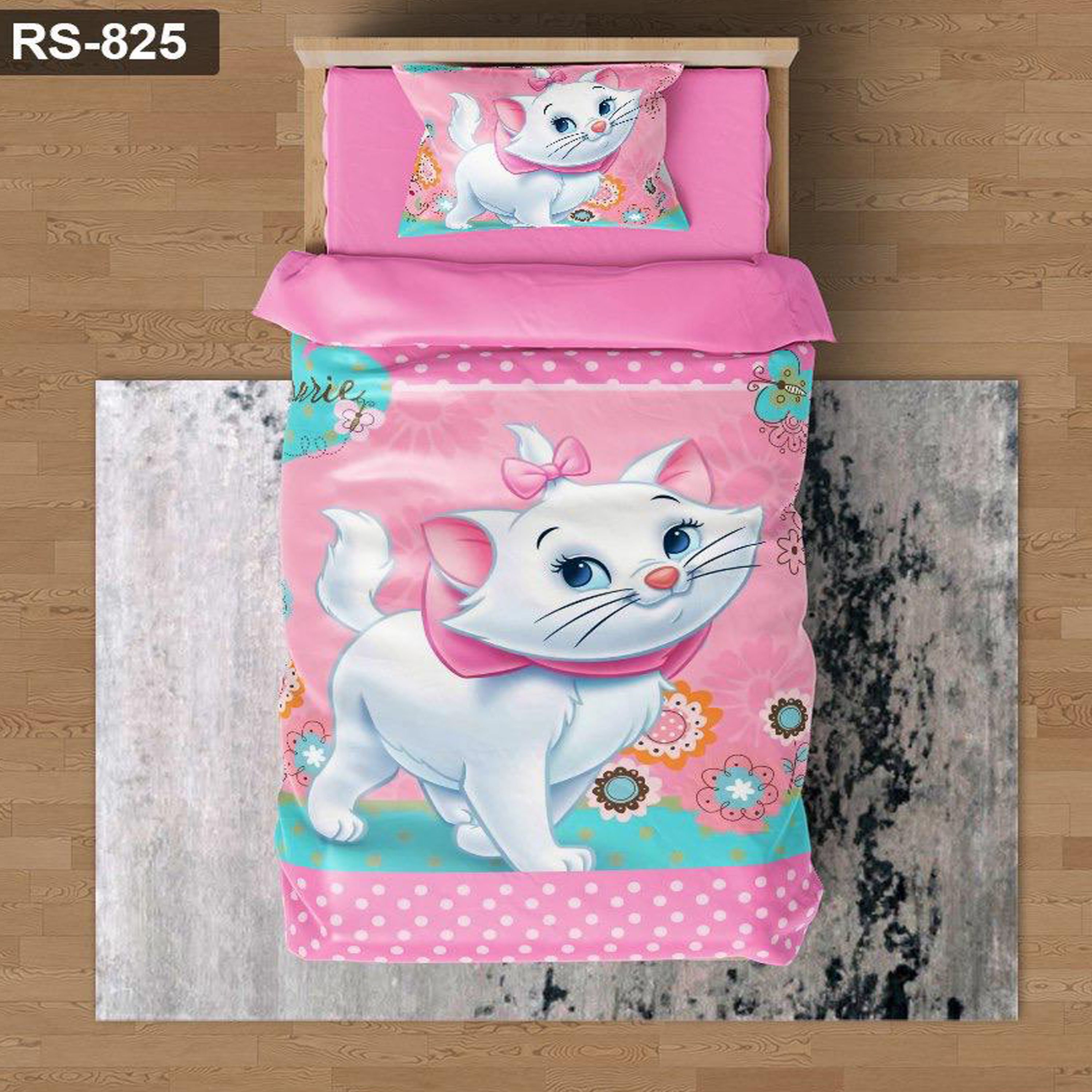 سرویس روتختی 1 نفره تنسل چاپی برندترک لند (Turk Land) کد rs 825