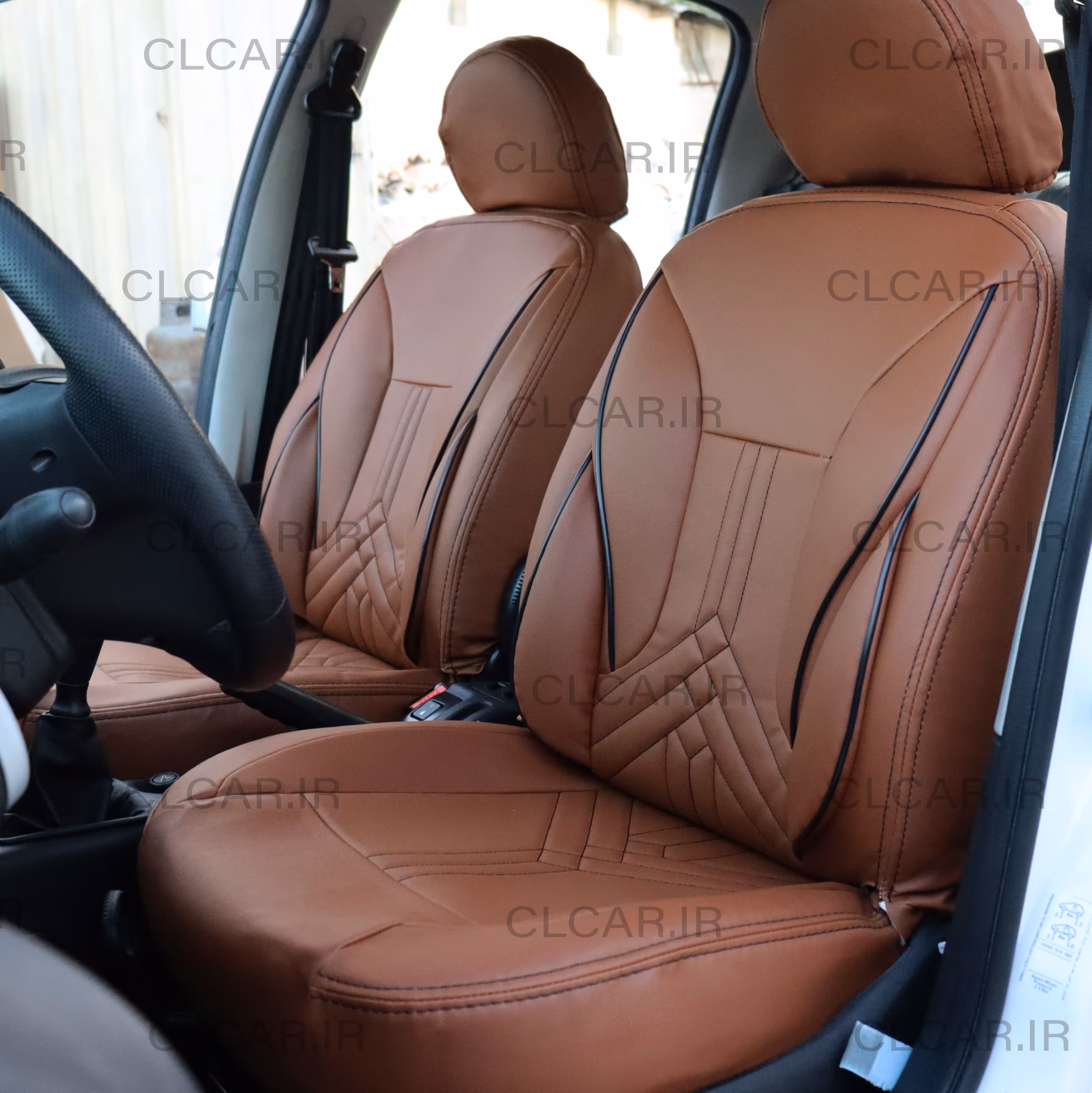 روکش صندلی پراید 132 طرح سناتور تمام چرم    