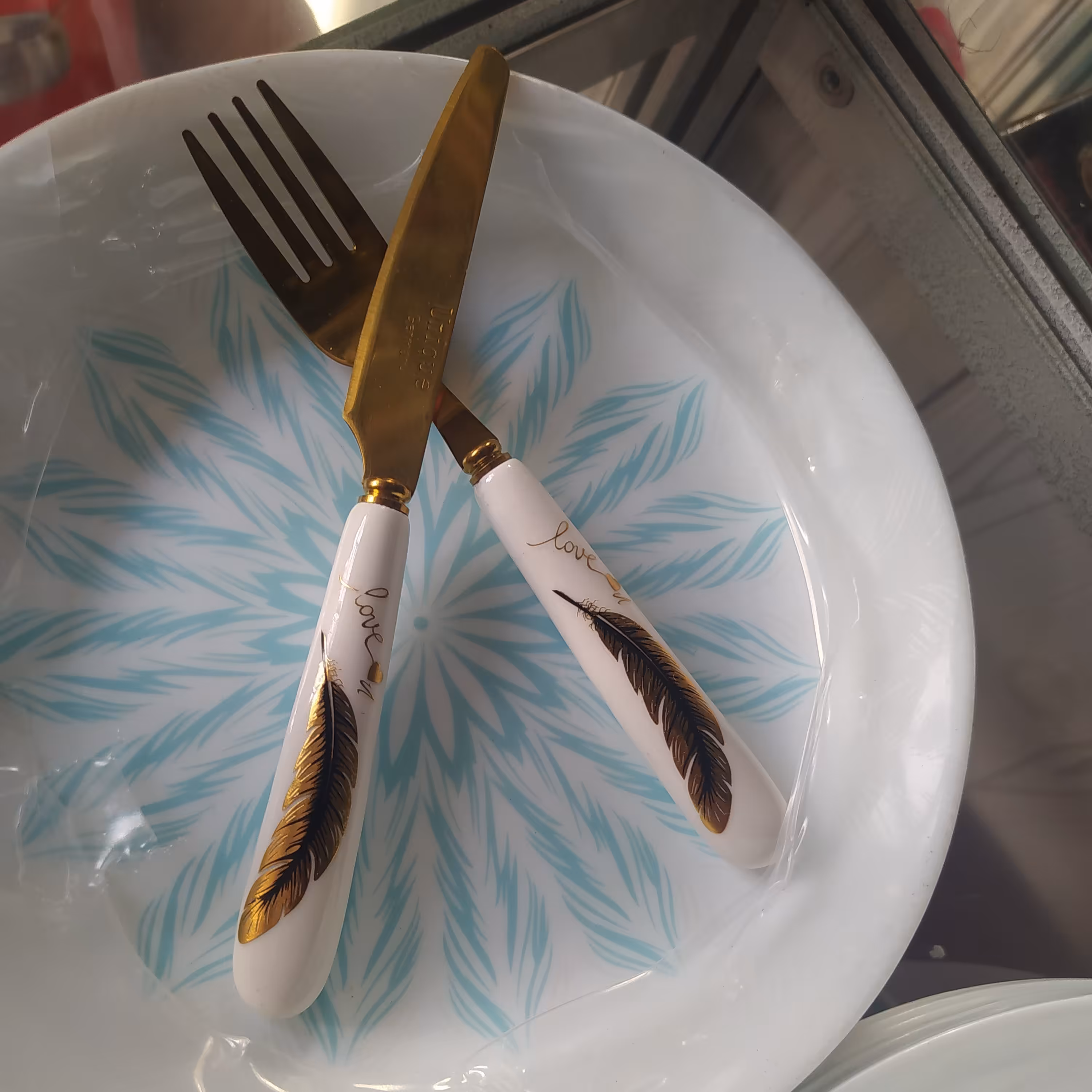 کارد چنگال یونیک (اصلی)آلمان طلایی کاردوچنگال