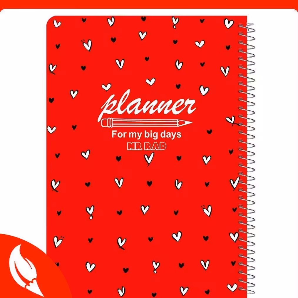 پلنر روزانه 75 برگ طرح عشق