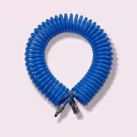 شلنگ فنری باد سایز 8 در12 میلیمتری طول 15 متر  جنس pu مناسب برای کارهای فشار قوی مانند بکس بادی 