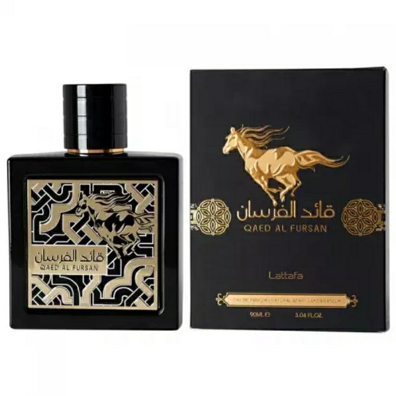 ادکلن قائد الفرسان برند لطافه ساخت کشور امارات حجم 90 میل