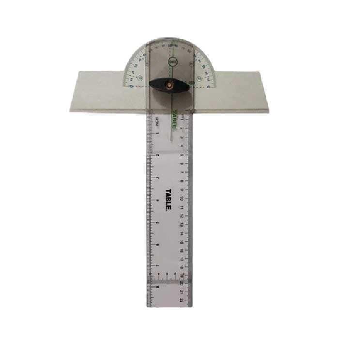 خط کش 80 سانت T متحرک تیبل TABL بسته 12 عددی