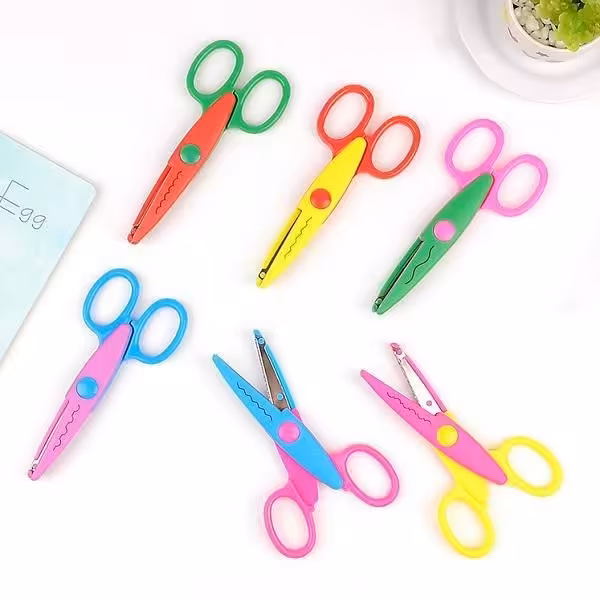 قیچی دالبری تیغه فلزی ( قیچی طرحدار ) 