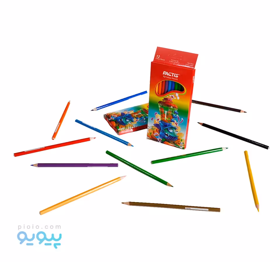 مداد رنگی 12 رنگ فکتیس