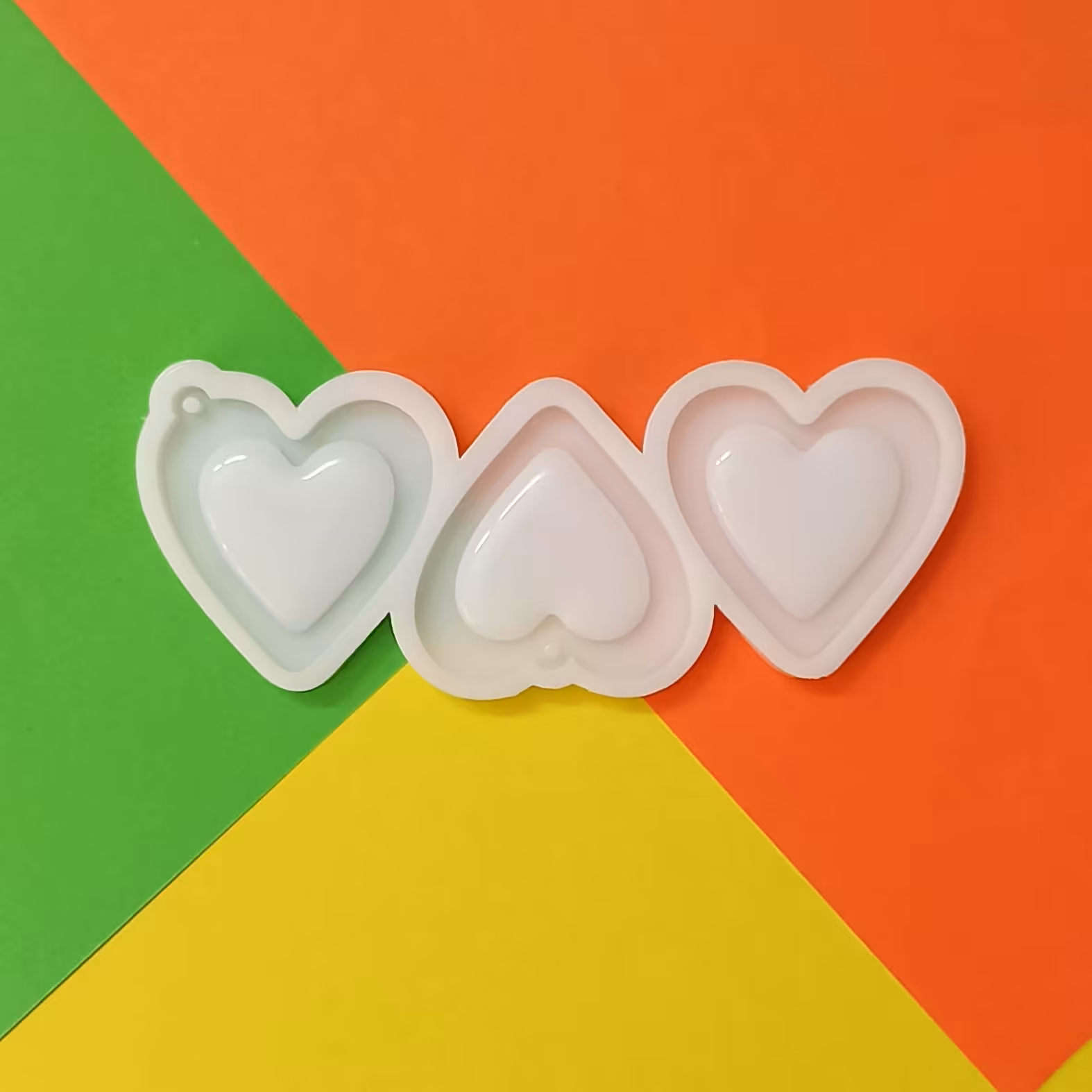 قالب رزین مدل آکواریومی طرح قلب کد HE3 