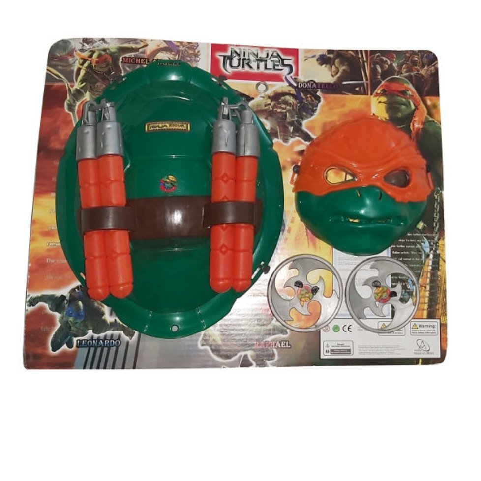 ست کامل لاک پشت نینجا رنگ نارنجی